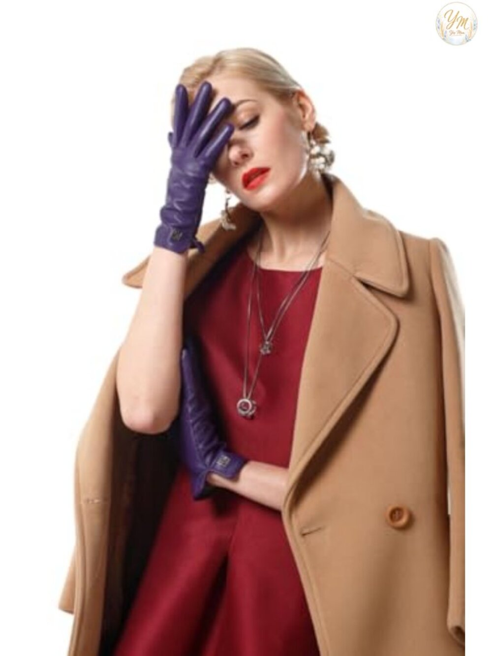 Italian Nappa Leather Lambskin Gloves Winter Comfort Touchscreen